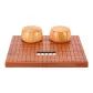 Red Sandalwood Whole Wood Chessboard+Nan Bamboo Jar+Single-Sided Yunzi (Go Stones)-Multiple Gifts Included
