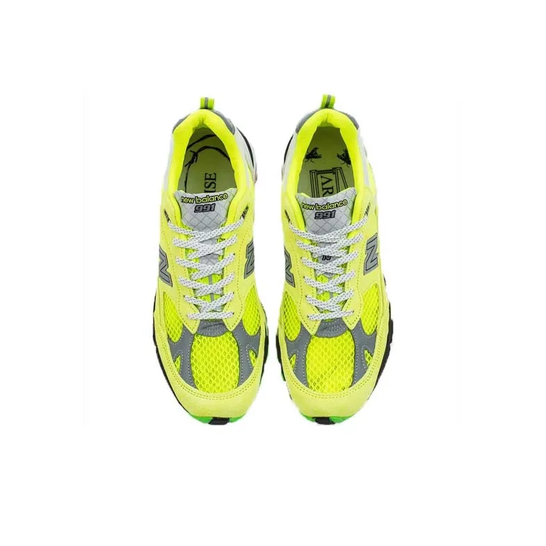 New Balance Aries X 991 Made In England 'Neon Yellow'-3