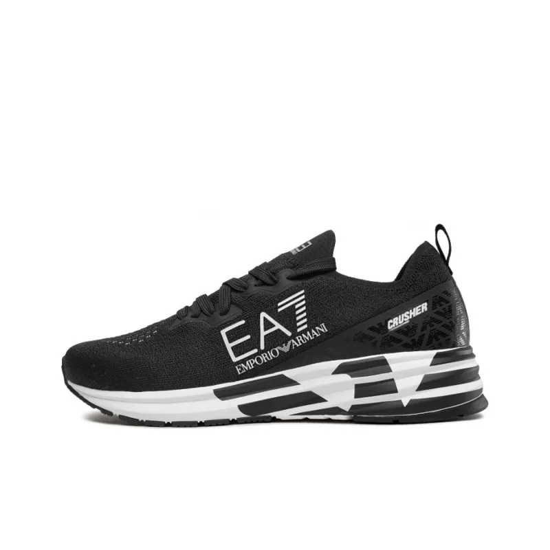 EMPORIO ARMANI EA7 Logo-Print Sneakers-0