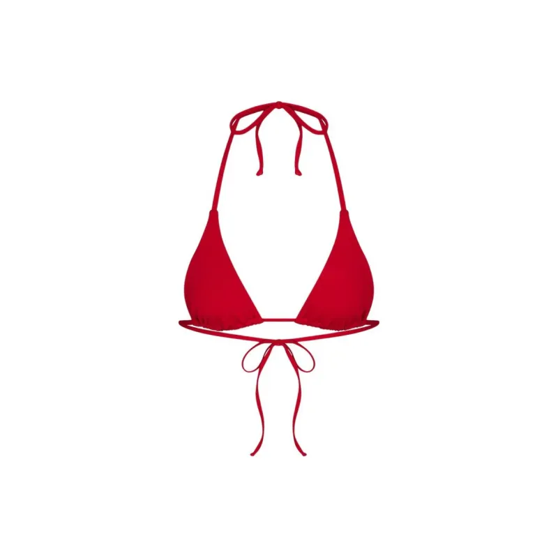 Khy SS24 DROP 008 Micro Triangle Bikini Top Bikini Women's Cherry Pink-1