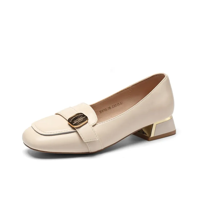 ZHR Loafers Women's Beige/Apricot/Black-1