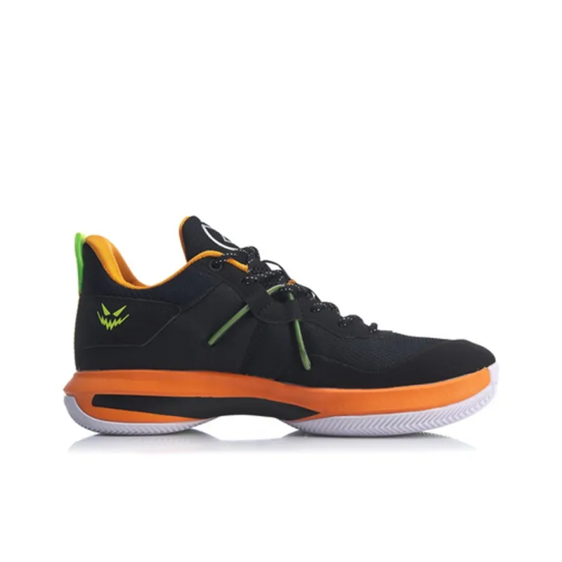 LiNing Speed 6 Shock Absorbers With Slip Resistant Features Low Top Basketball Shoes Men's Black-1