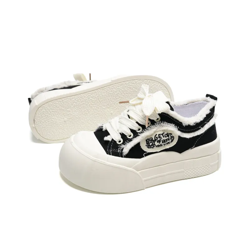 Circle Small Wear Resistant Breathable Height Increasing Coverage Low Top Casual Shoes Women's-10