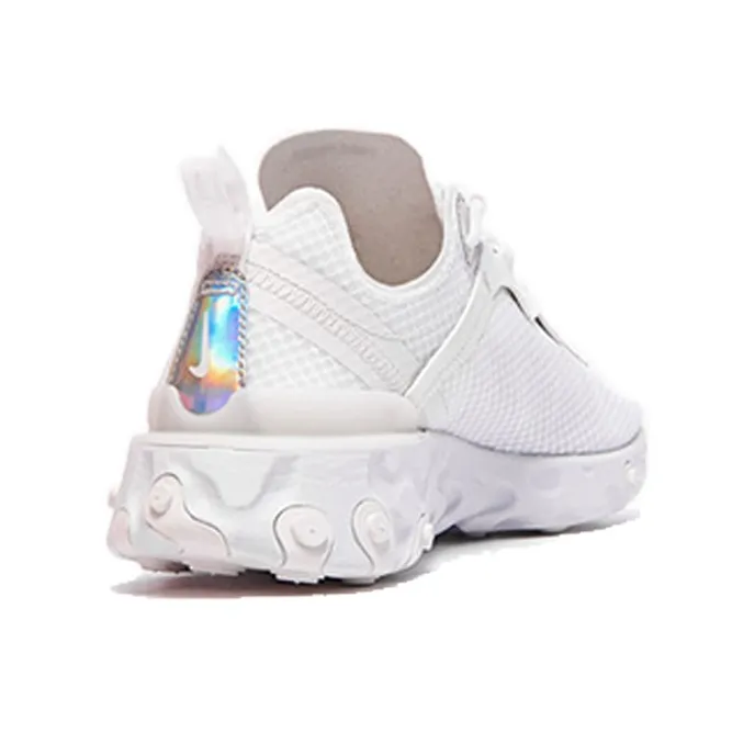 Nike React Element 55 White Iridescent Women's-3