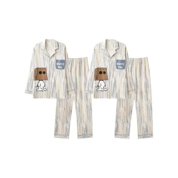 O'MESIK Pajama Set Unisex Tie Dye Blue