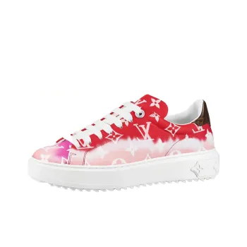 LOUIS VUITTON Time Out Sneakers 'White Red' Women's