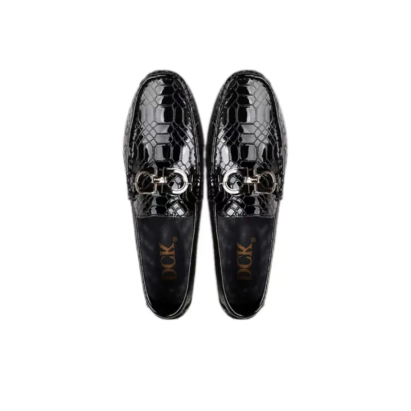DCK Men's Casual Shoes Men Low Top Black/Brown-8