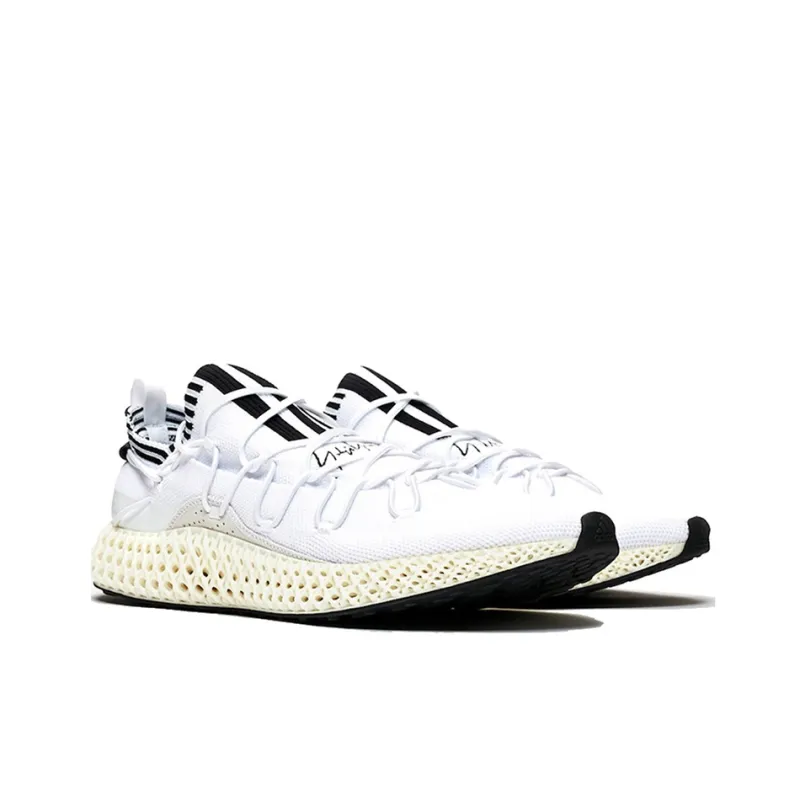 Adidas Y 3 Runner 4D Ii White Black-2
