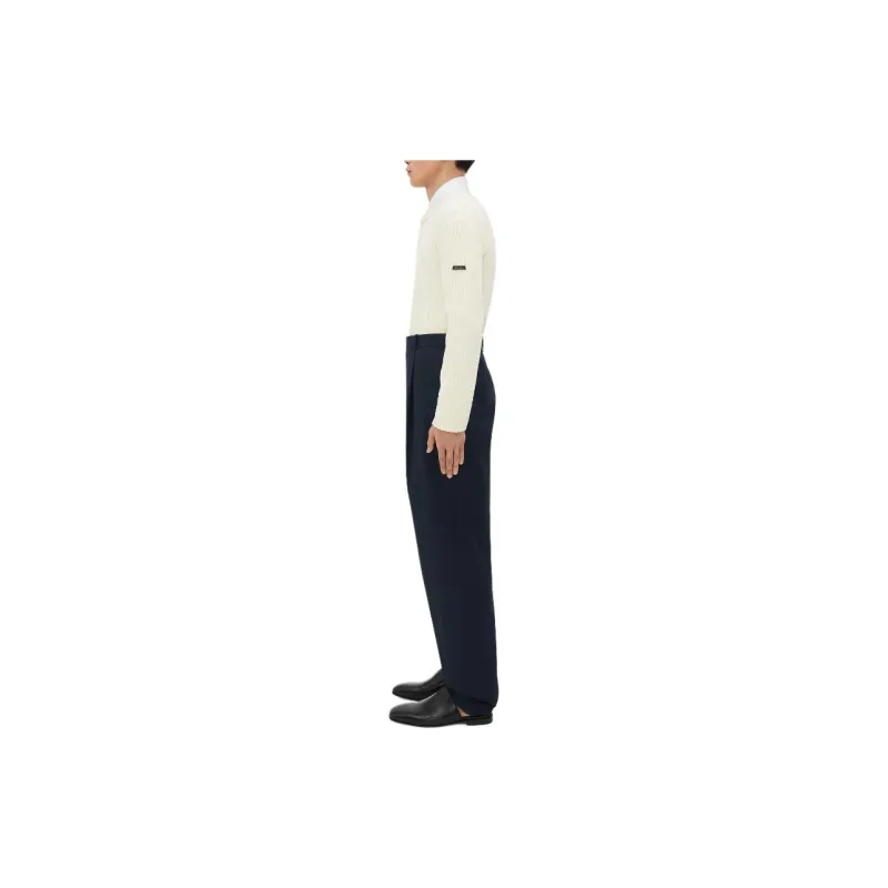 Bottega Veneta Straight Leg Twill Trousers-2