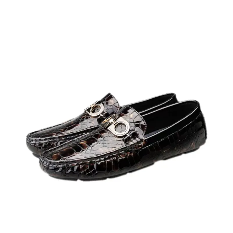 DCK Men's Casual Shoes Men Low Top Black/Brown-2