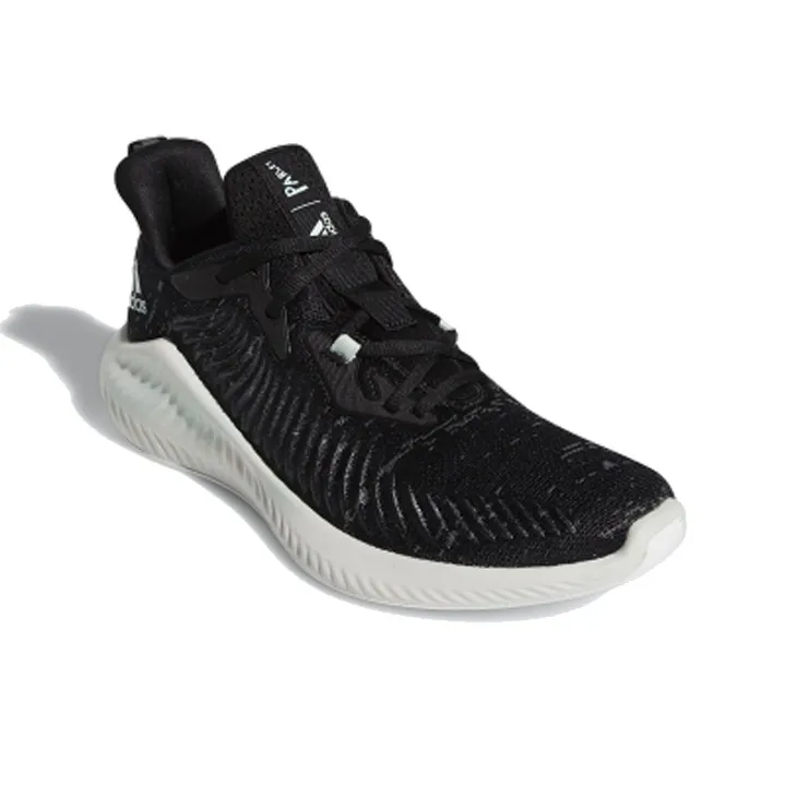 Adidas Alphabounce Run Parley M Core Black Linen Green-2