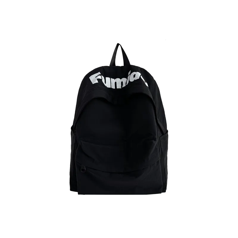 KAKAXI Nylon Backpack Unisex Black/White/Orange/Purple/Green-0