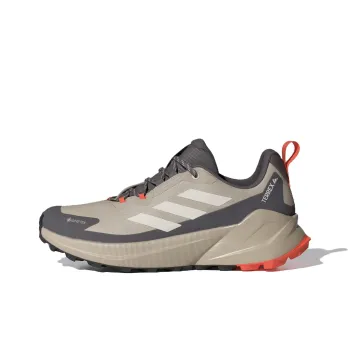Adidas TERREX TRAILMAKER 2.0 Wear Resistant Waterproof And Breathable Grip Low Top Hiking Shoes Men's Ecru Gray