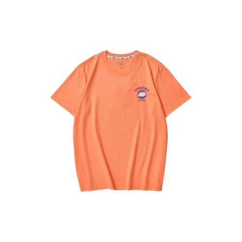 Skechers Colorful T-Shirts Unisex Coral Gold Orange/013Z