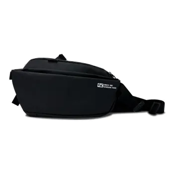 Kawasaki 600D Membrana Dermalis With Webbing Crossbody Bag Unisex Premium Black/Ecru