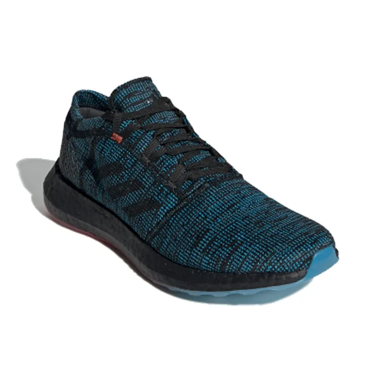 Adidas PureBoost Go Ltd 'Black Shock Cyan'-2