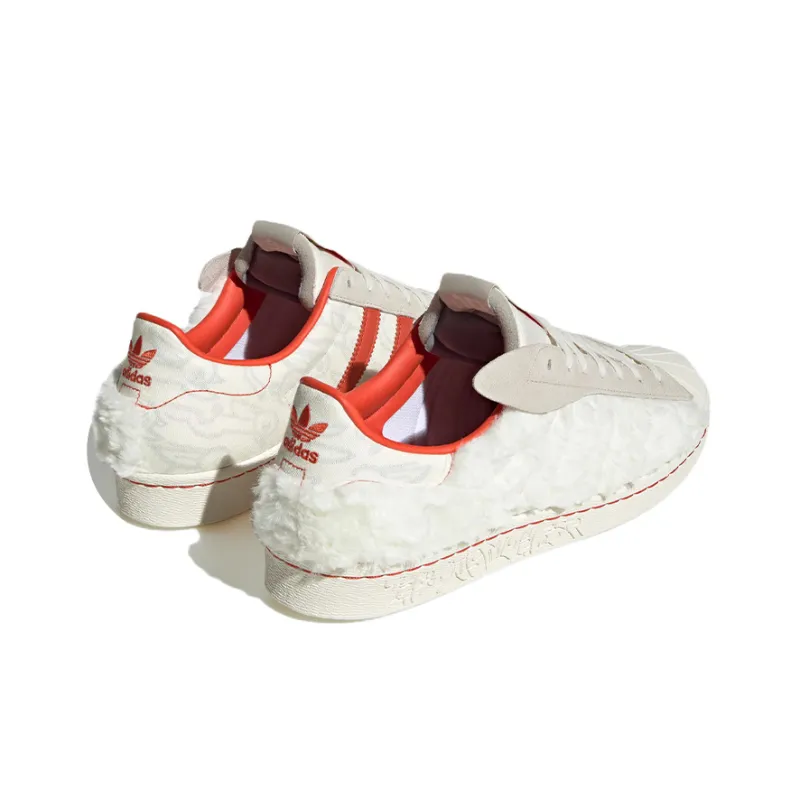 Adidas Originals Superstar 80s X Han Meilin 'White Red'-2