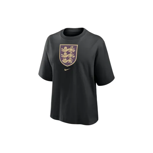 Nike England T-Shirts Women's Black