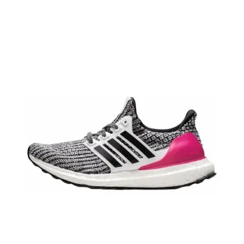 Adidas Ultra Boost 4.0 White Black Pink Youth Women's