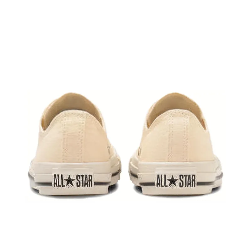 Converse All Star WASHEDCANVAS OX Abrasion Resistant Cushioning Low Top Canvas Shoes Unisex Ecru-4