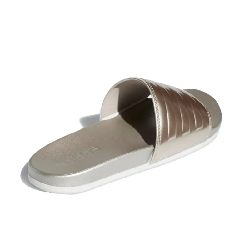Adilette Women's Adidas Comfort Slide 'Champagne Metallic' Women's-3