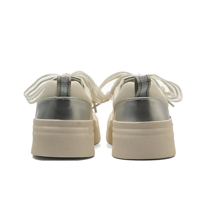 HLA Platform Versatile Stars White Sneakers Skateboard Shoes Athletic Shoes Women's-11