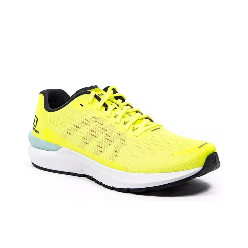 SALOMON Sonic 3 Breathable And Wear-resistant Low-Top Running Shoes Men's Neon Yellow-1