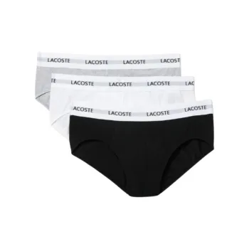 LACOSTE Logo waistband Boxers Pack Of Three