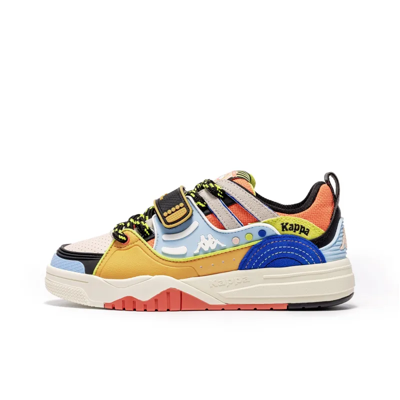 Kappa Slip-Resistant Lightweight Height Increasing Low-Top Skateboard Shoes Unisex-6