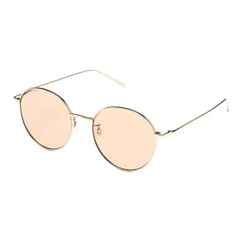 DKNY Round Sunglasses Unisex Gold