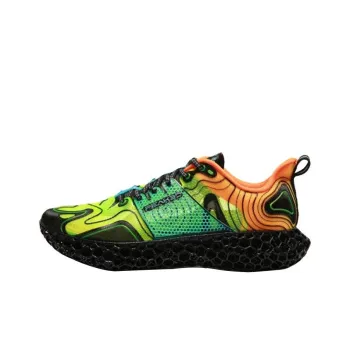 PEAK Low Top Running Shoes Men's Green 3D Printing