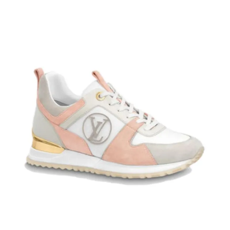 LOUIS VUITTON Run Away Sneakers 'Pink Gold' Women's-1