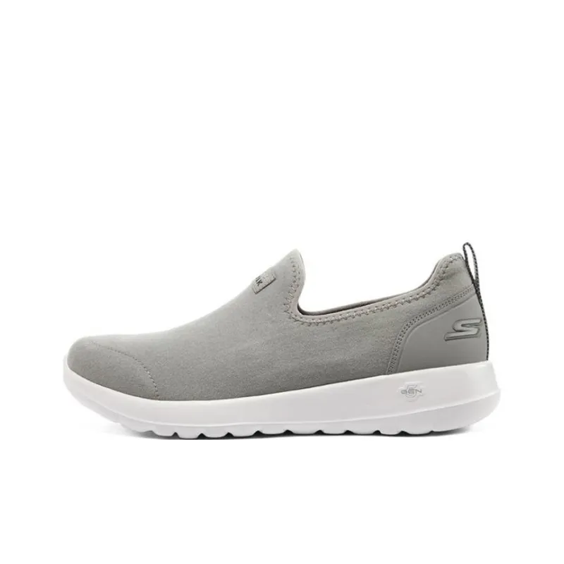Skechers GO WALK Ma Anti Slip And Wear Resistant Breathable Low Top Casual Shoes Men's Charcoal Gray-0