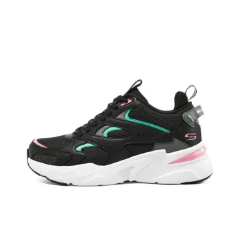 Skechers BOBS BAMINA Bamina Cushioned Wear Resistant Breathable Mid Top Casual Shoes Women's Black