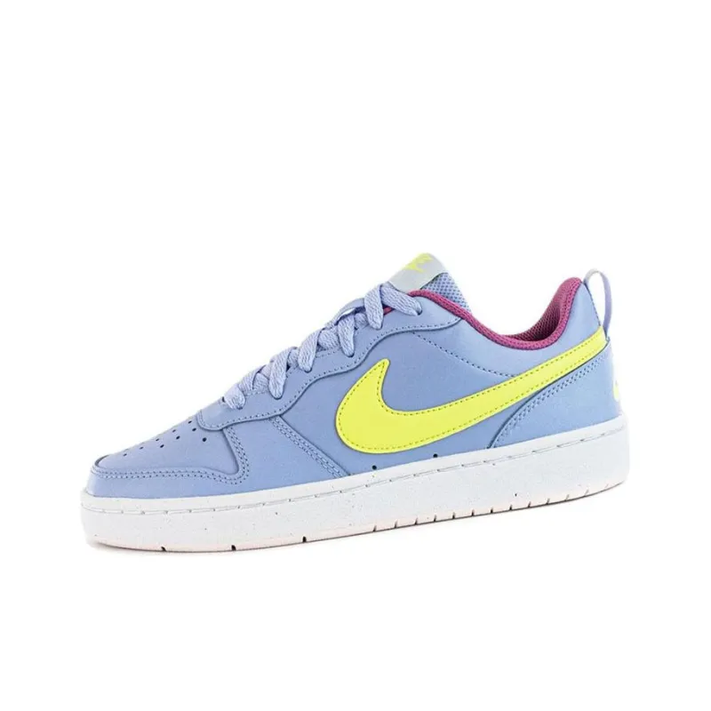 Nike Court Borough Low 2 'Cobalt Bliss Light Lemon Twist' GS-1