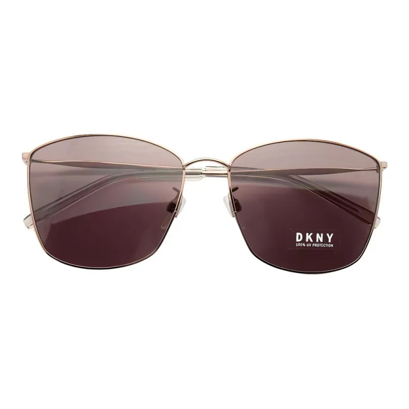 DKNY Square Sunglasses Women's Rose Gold-1