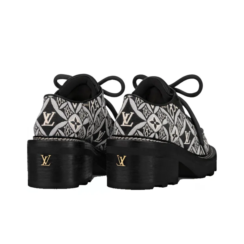 LOUIS VUITTON Lv Beaubourg Loafers 'Black' Women's-3