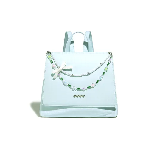 UNITE STAR PU Large Capacity Versatile Commute Students HAND For Class Regular Women's Green/Blue