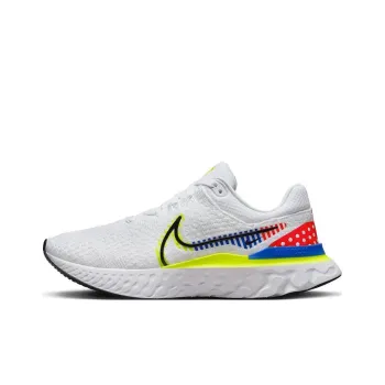 Nike React Infinity Run Flyknit 3 Premium White Volt Racer Blue