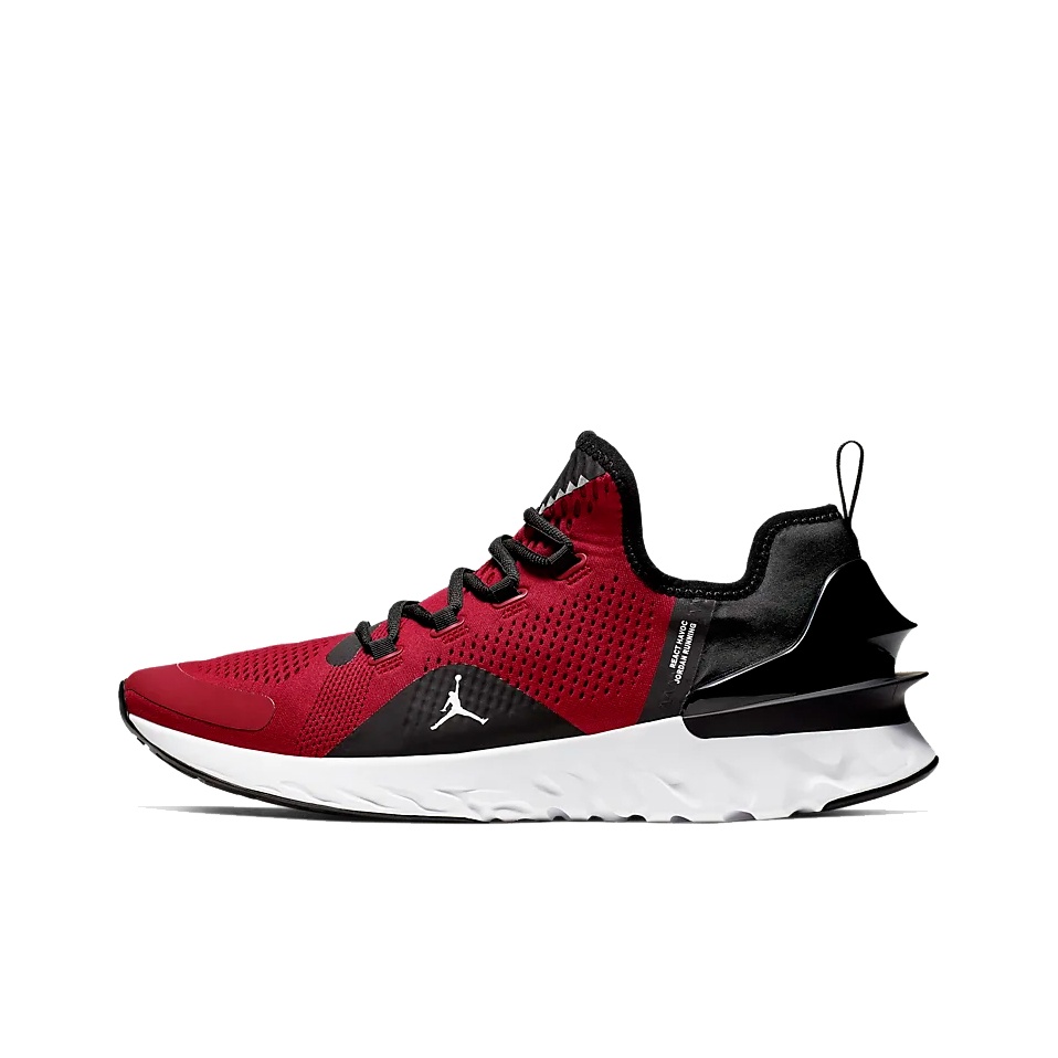 Red jordan running shoes online