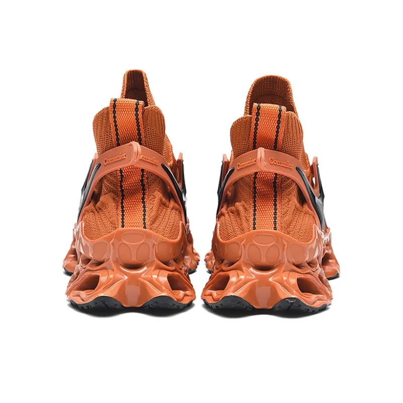 Comanier Cushioning And Breathable Mid Top Casual City Commute Sprint Long Distance Running Shoes Unisex-43