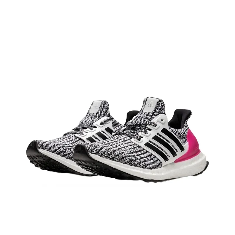 Adidas Ultra Boost 4.0 White Black Pink Youth Women's-2