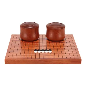 Imono Go Five In A Row Board Set Cloud Stone Chess Pieces Beginner Wooden Chinese Chess 3 in 1 Board Games