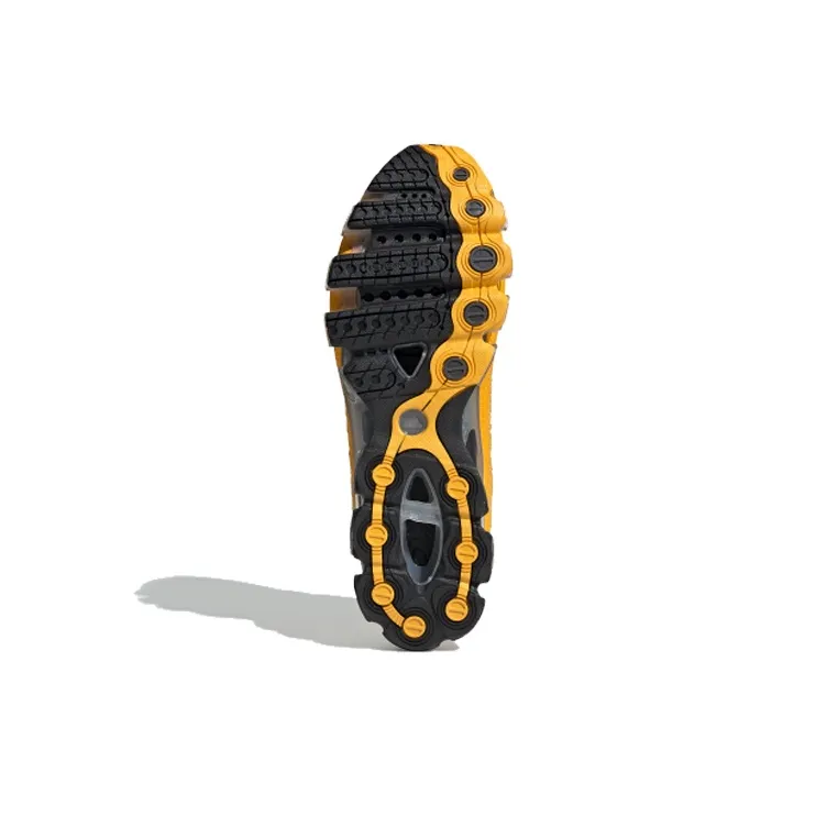 Adidas Microbounce Durable Breathable Mid Top Marathon Running Shoes Men's Yellow-4