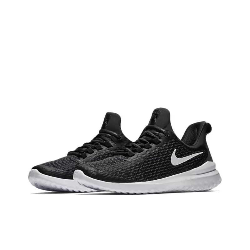 Nike Renew Rival 2E Wide 'Black White' Women's-1