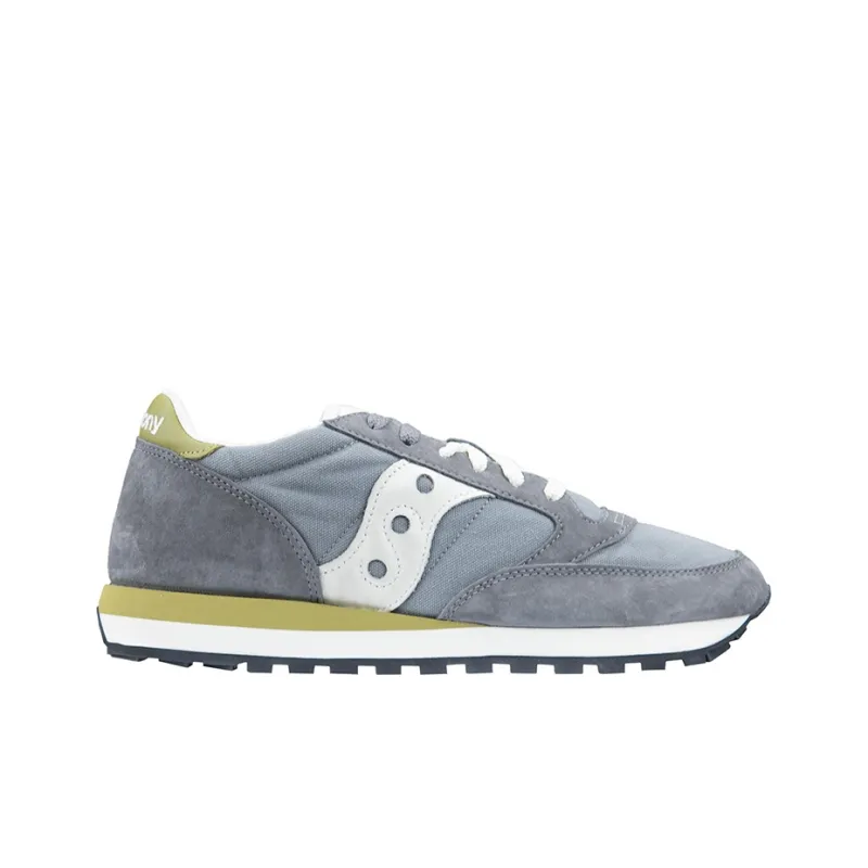 Saucony Jazz Anti-Slip Wear-Resistant Low-Top Sole Technology Sprint Retro Running Shoes Men's Gray 2-1