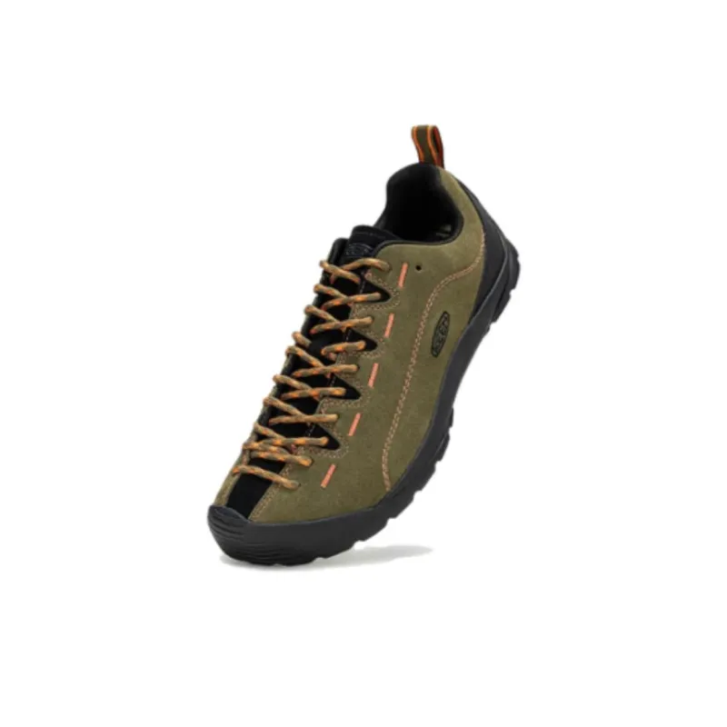 KEEN Jasper Anti Slip Wear Resistant Low Top Outdoor Shoes Men's Army Green-2