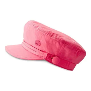 Maison Michel Cotton Baseball Caps Women's Pink