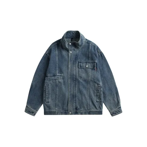 DREST Denim Jackets Unisex Washed Blue