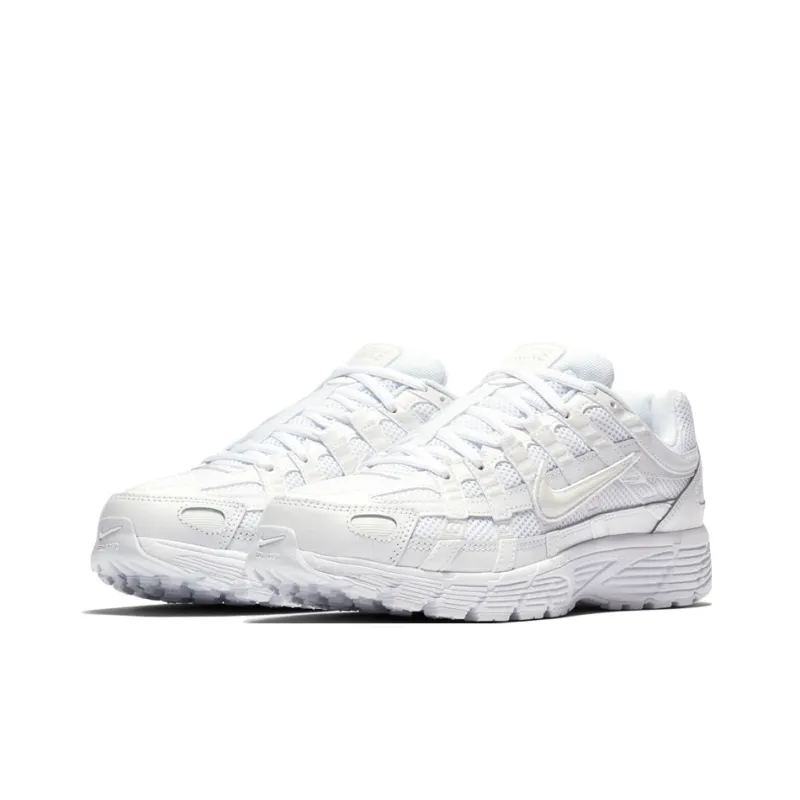 Nike P 6000 Triple White Women's-2